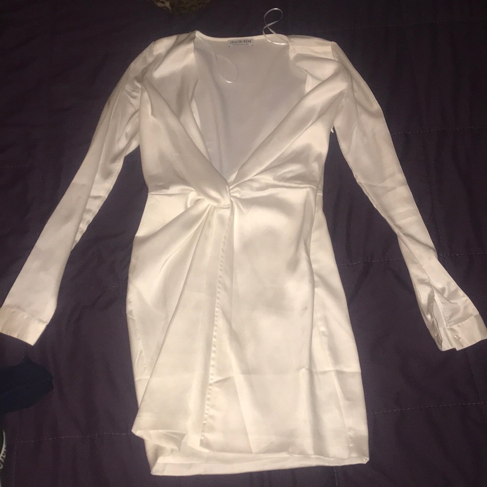 Fashion Nova Sugar Free Ivory Dress
